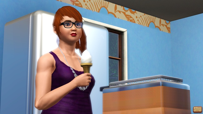 Koning Krokant Pro Friteuse en Vrieshap Pro IJsmachine (premium content voor De Sims 3)