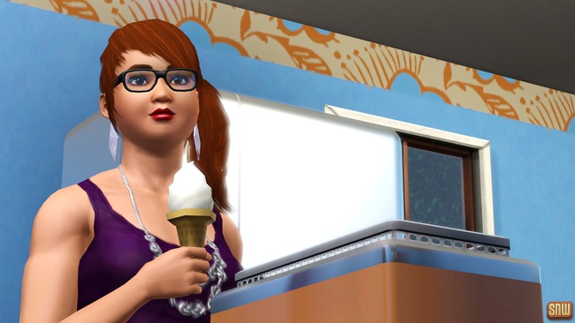 Koning Krokant Pro Friteuse en Vrieshap Pro IJsmachine (premium content voor De Sims 3)