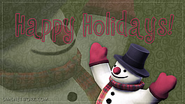 Sims 2 Happy Holidays 2010 wallpapers (PSP)