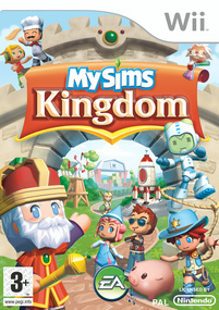 MySims Kingdom Wii box art packshot
