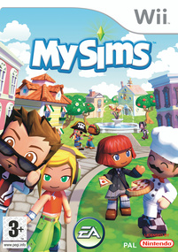 MySims Wii box art packshot
