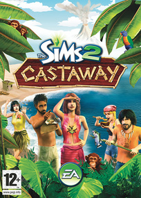The Sims 2 Castaway for mobile phones box art packshot