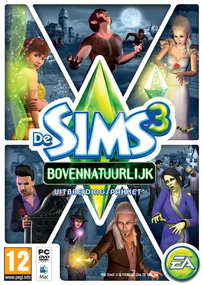 De Sims 3: Bovennatuurlijk box art packshot