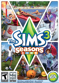 The Sims 3: Seasons box art packshot
