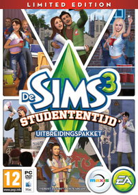 De Sims 3: Studententijd (Limited Edition) packshot box art