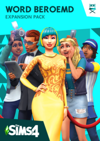 De Sims 4: Word Beroemd packshot cover box art
