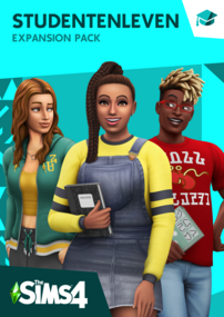 De Sims 4: Studentenleven packshot cover box art