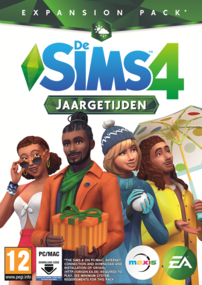 De Sims 4: Jaargetijden box art packshot cover
