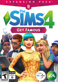 The Sims 4: Get Famous packshot cover box art