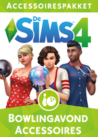 De Sims 4: Bowlingavond Accessoires packshot box art