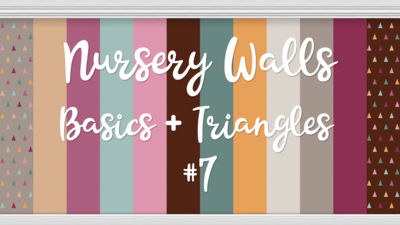 Nursery Walls Set #7 - Basics + Triangles