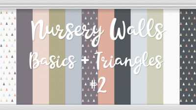 Nursery Walls Set #2 - Basics + Triangles