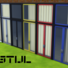 De Stijl Doors for The Sims 4