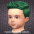 Maxis Matching Short Spiky Hairdo for Toddlers