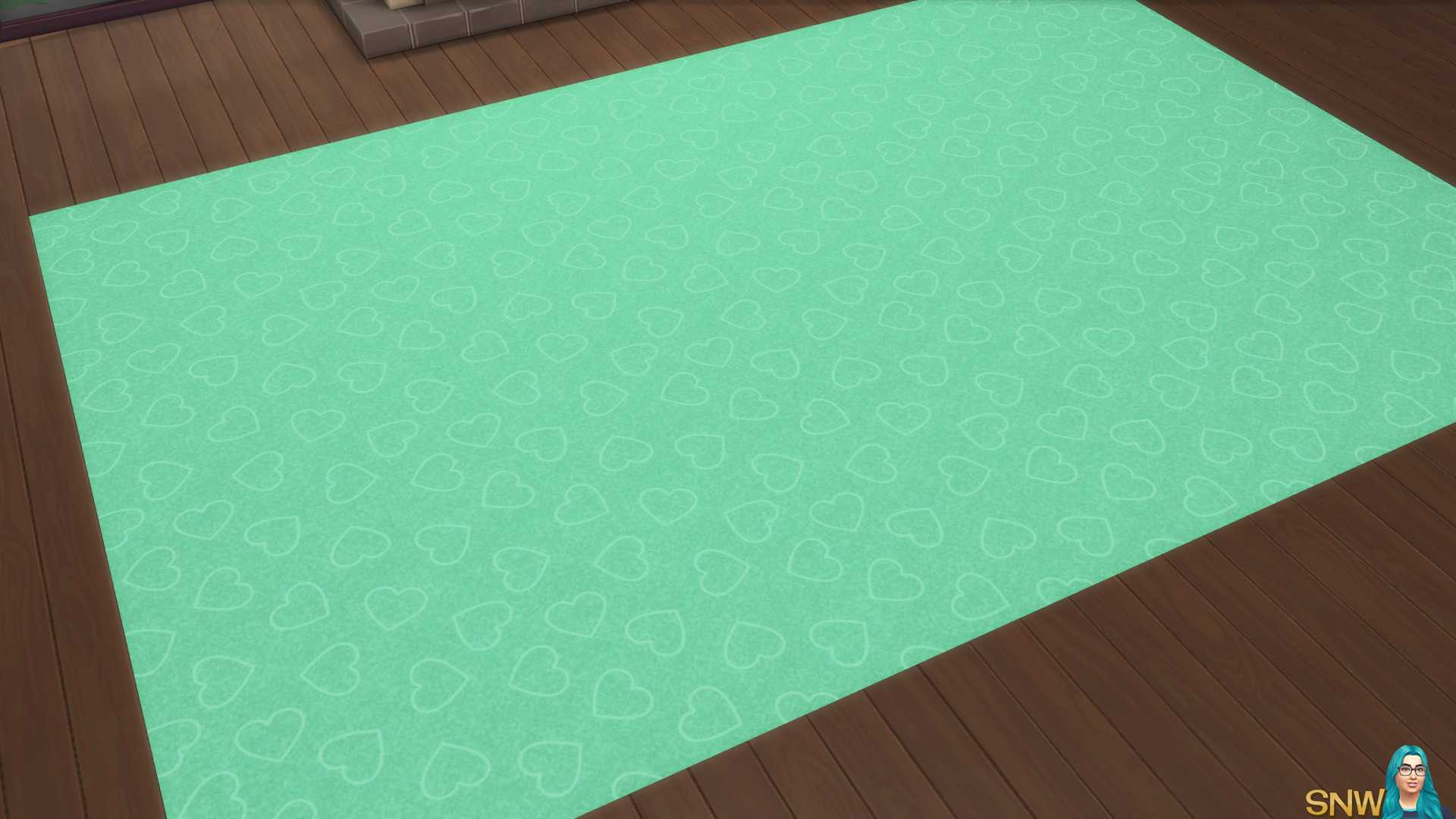 Valentine&#039;s Day 2018 / Love Carpets #7 (Hearts - Outline - Small - Light)