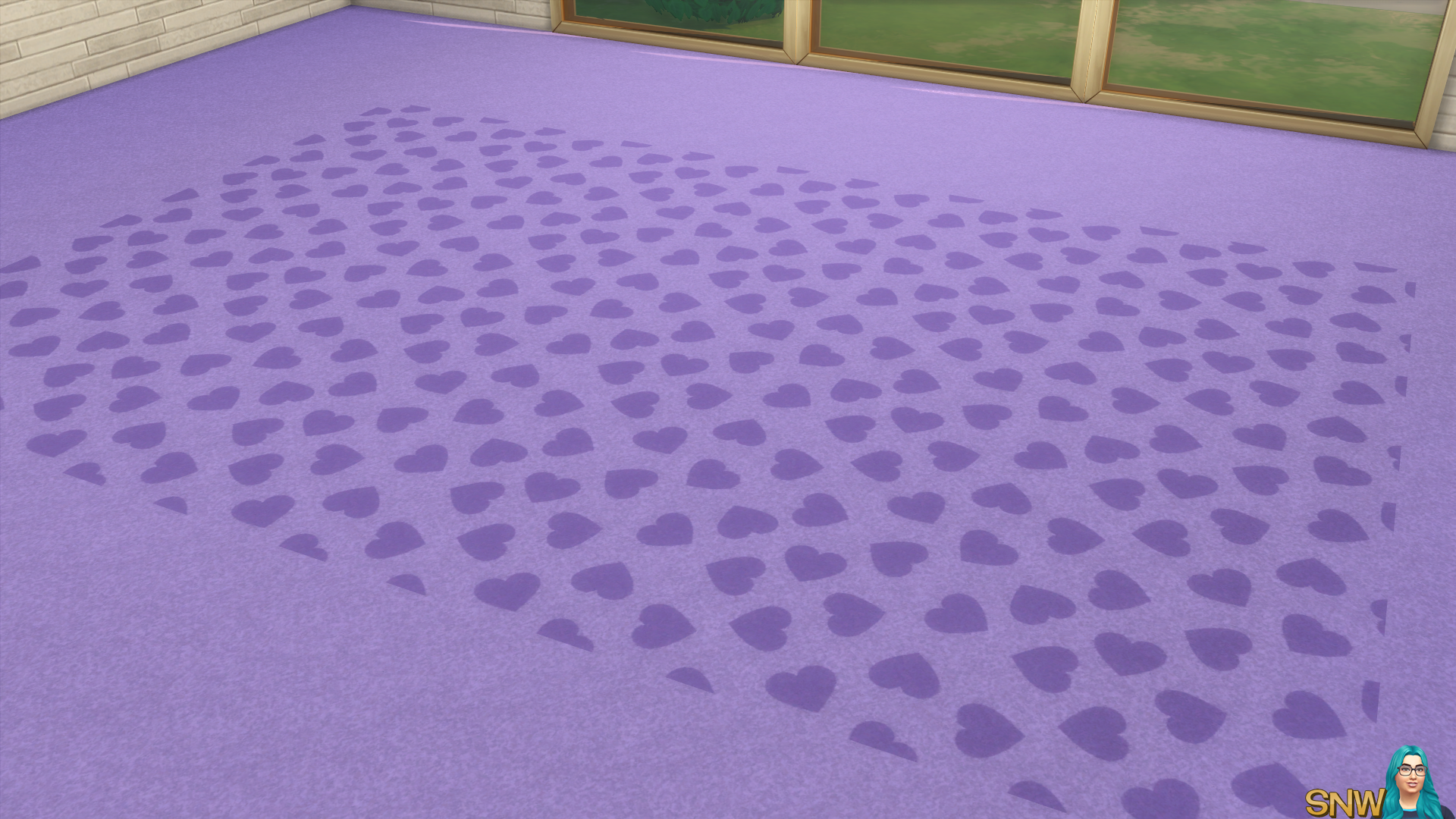 Valentine&#039;s Day 2018 / Love Carpets #8 (Hearts - Full - Small - Dark)