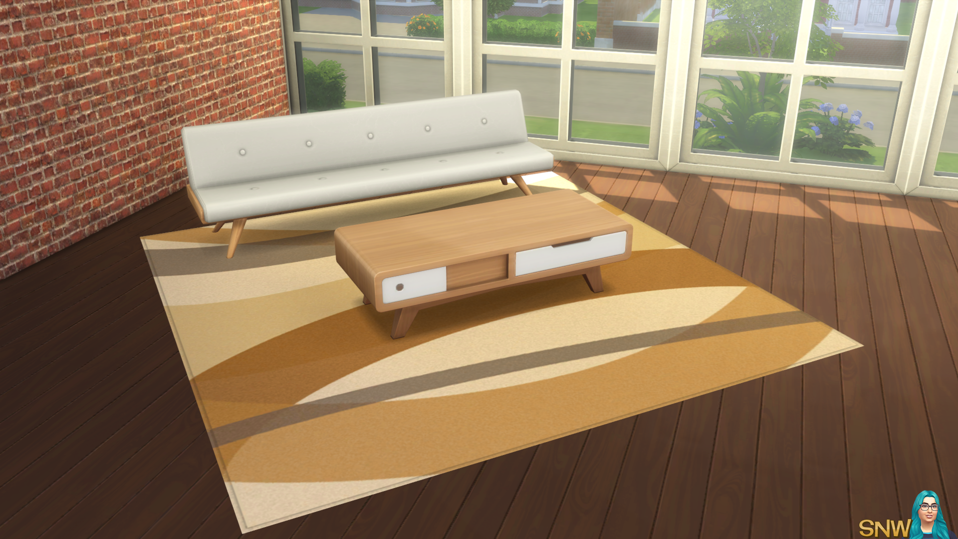 Abstract Rug for The Sims 4