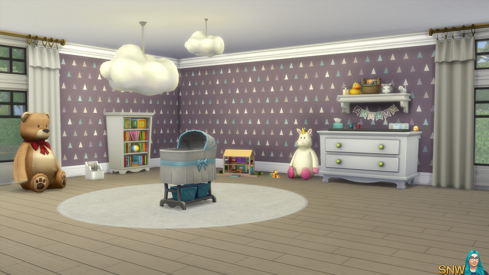 Nursery Walls Set #3 - Basics + Triangles