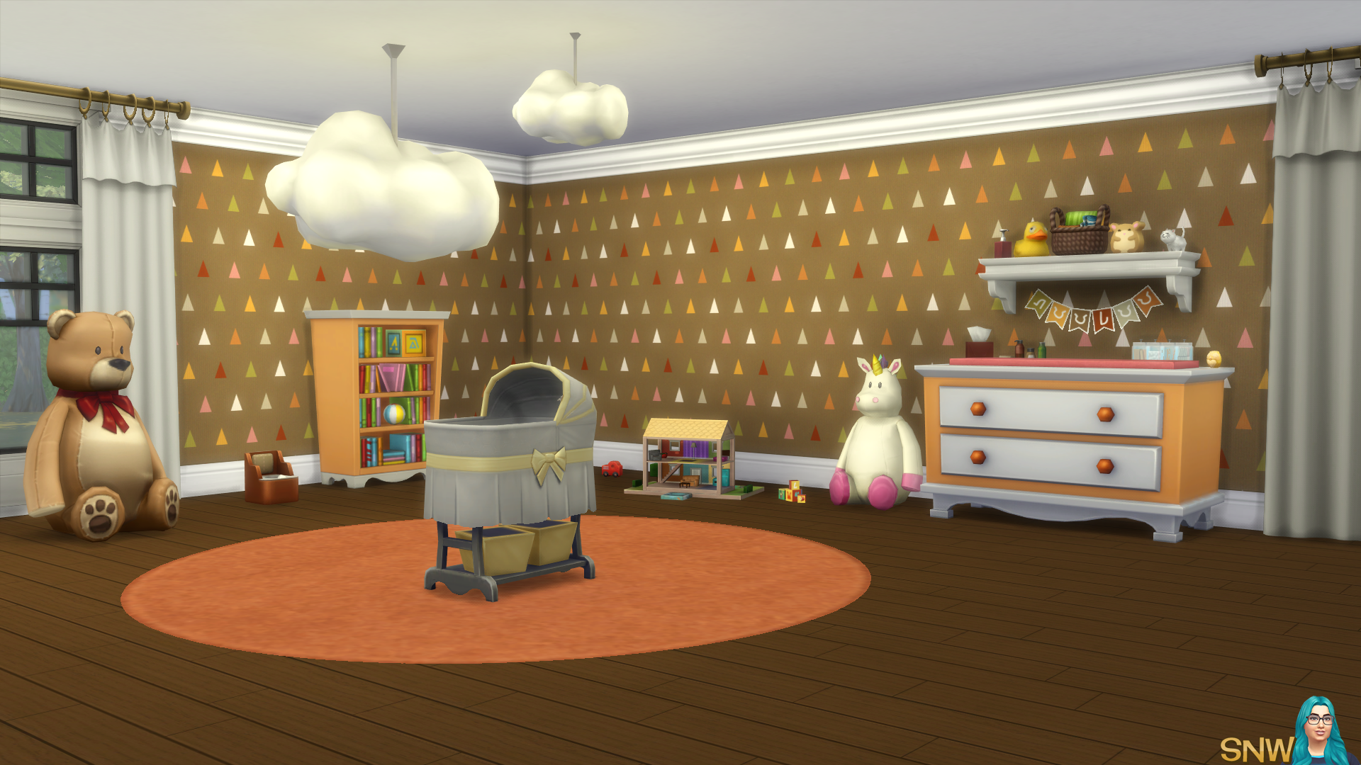 Nursery Walls Set #4 - Basics + Triangles