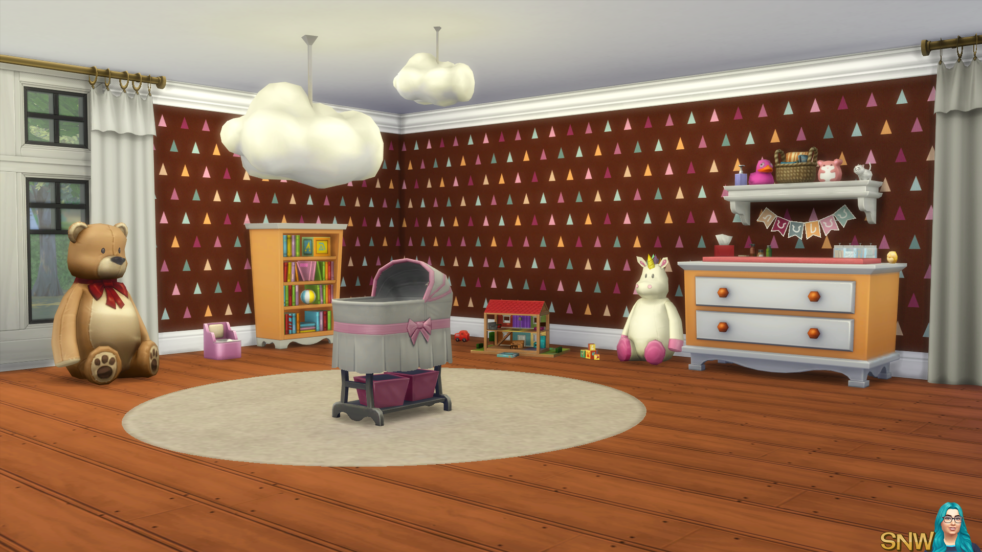 Nursery Walls Set #7 - Basics + Triangles