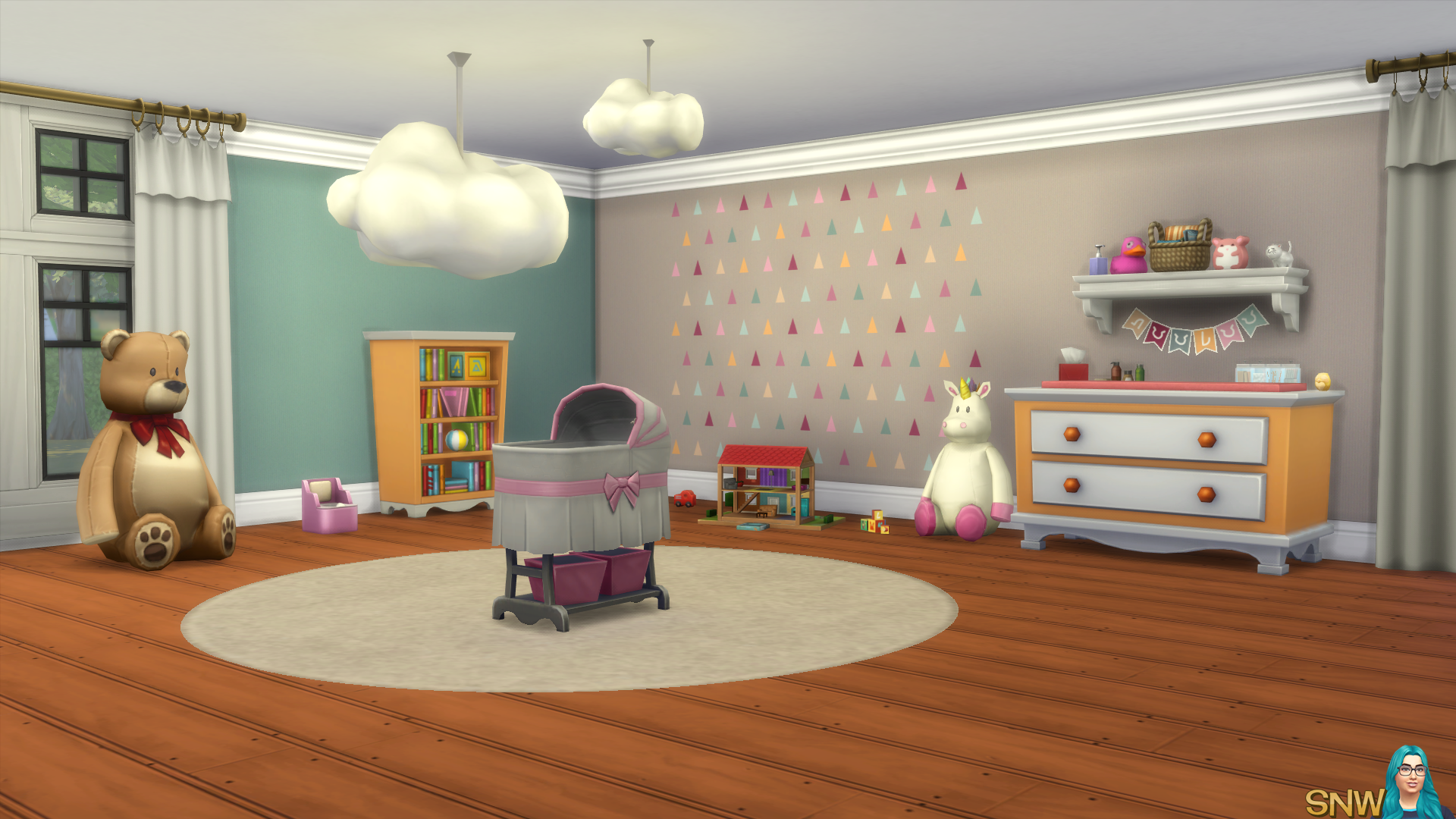 Nursery Walls Set #7 - Basics + Triangles