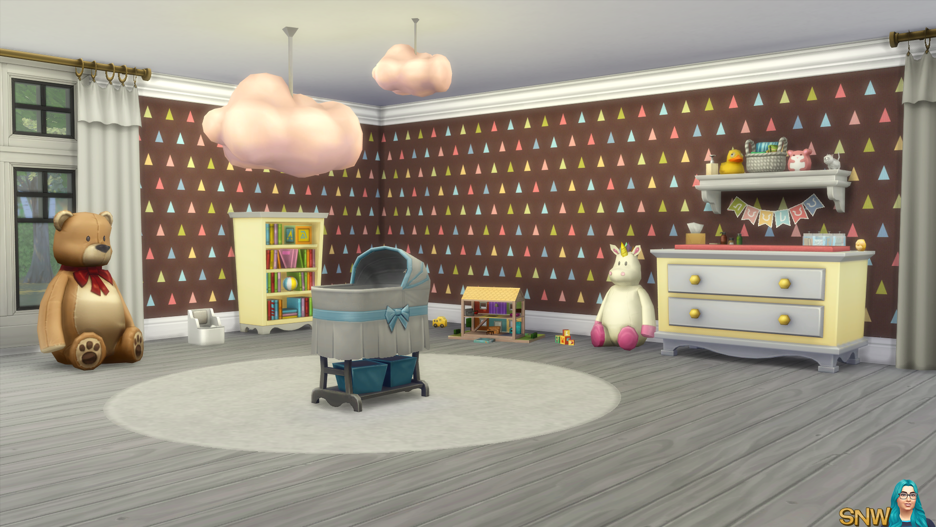 Nursery Walls Set #10 - Basics + Triangles