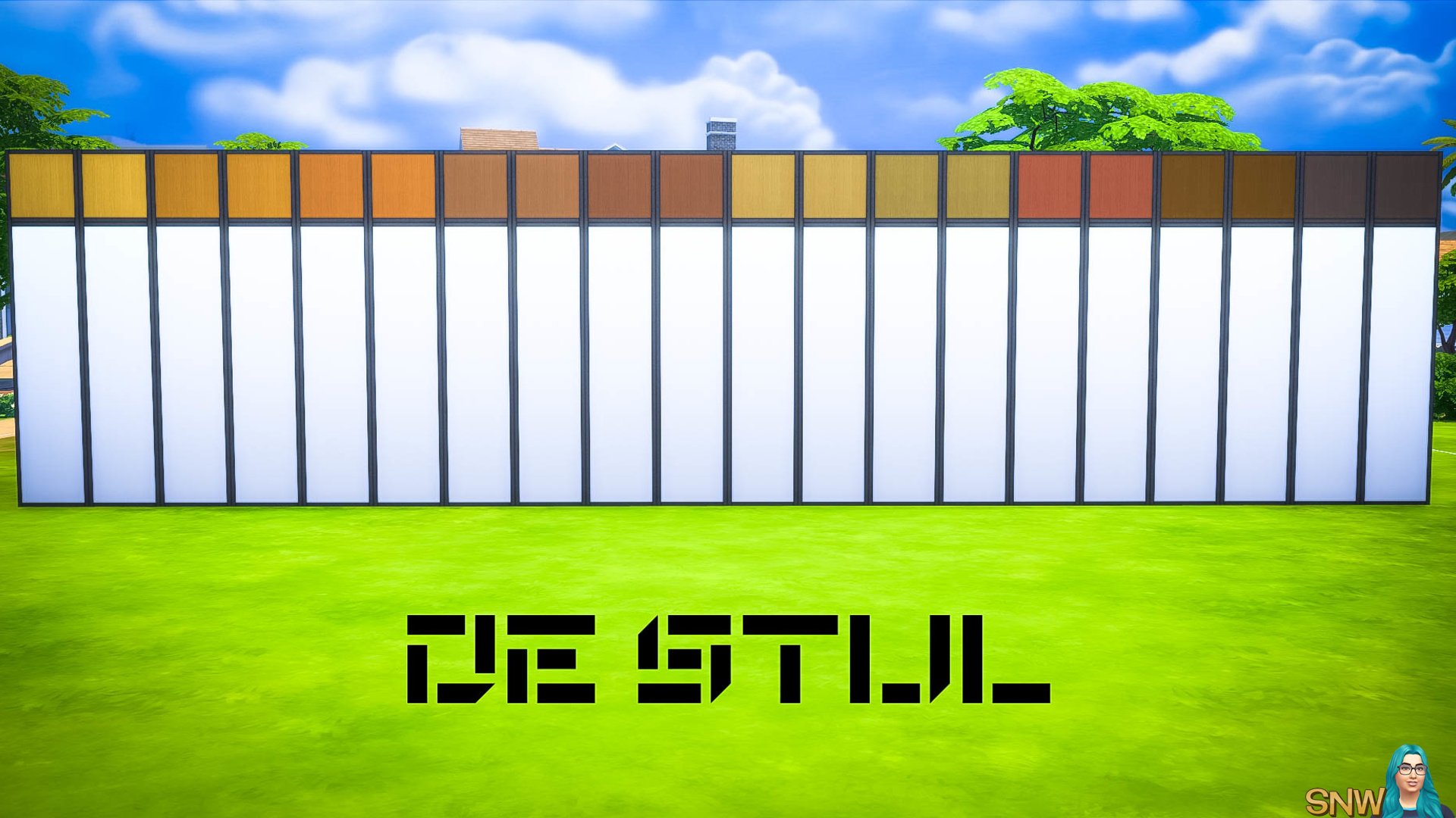 De Stijl Wooden Wall Panels (Top) #2