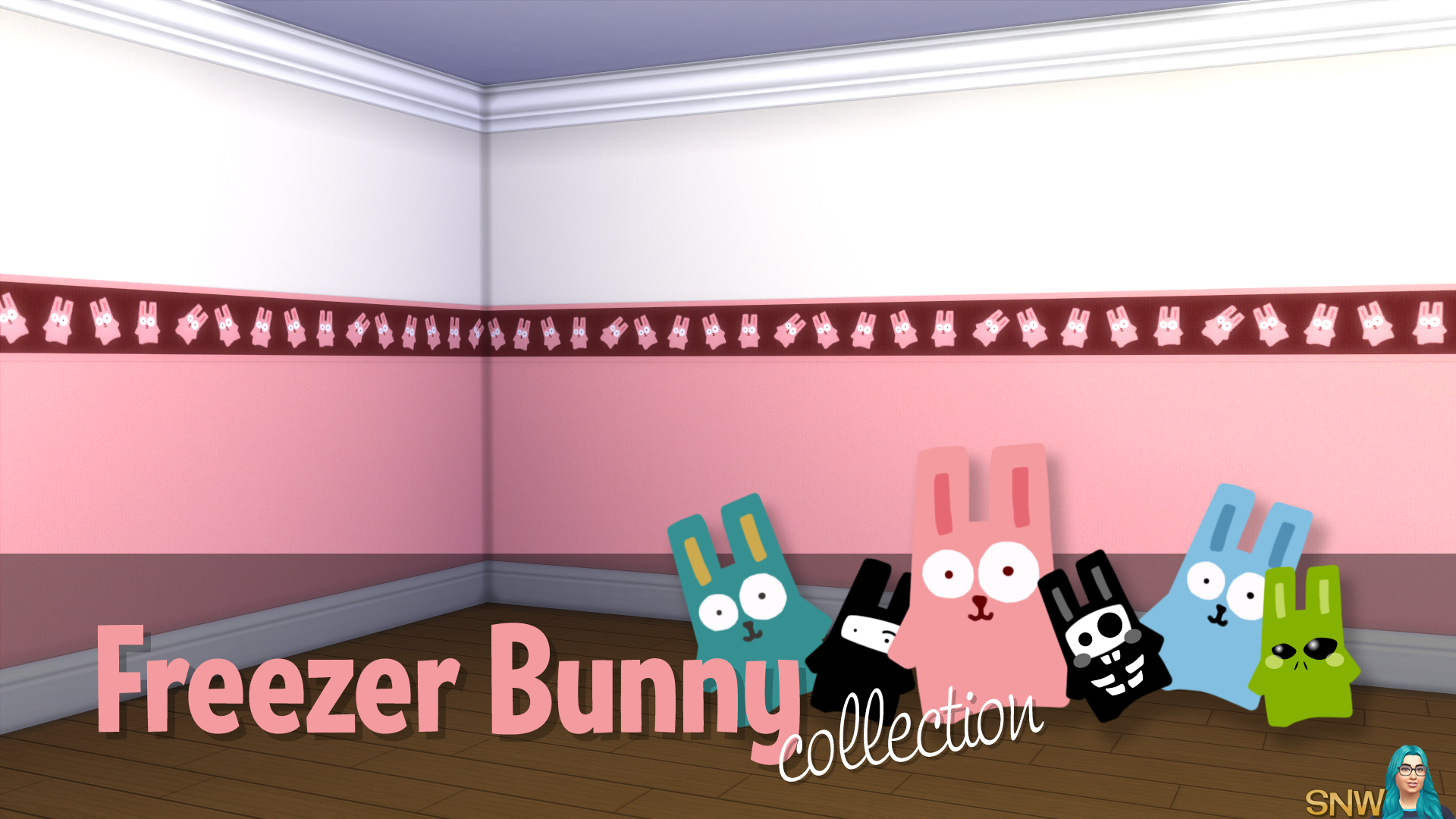 Freezer Bunny Collection: Middle Border Wallpapers