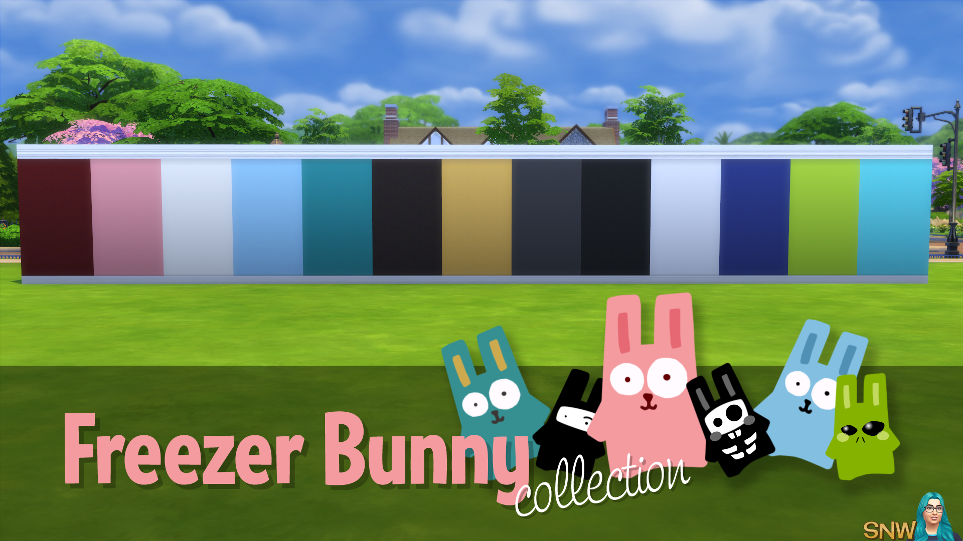 Freezer Bunny Collection: Plain Wallpapers