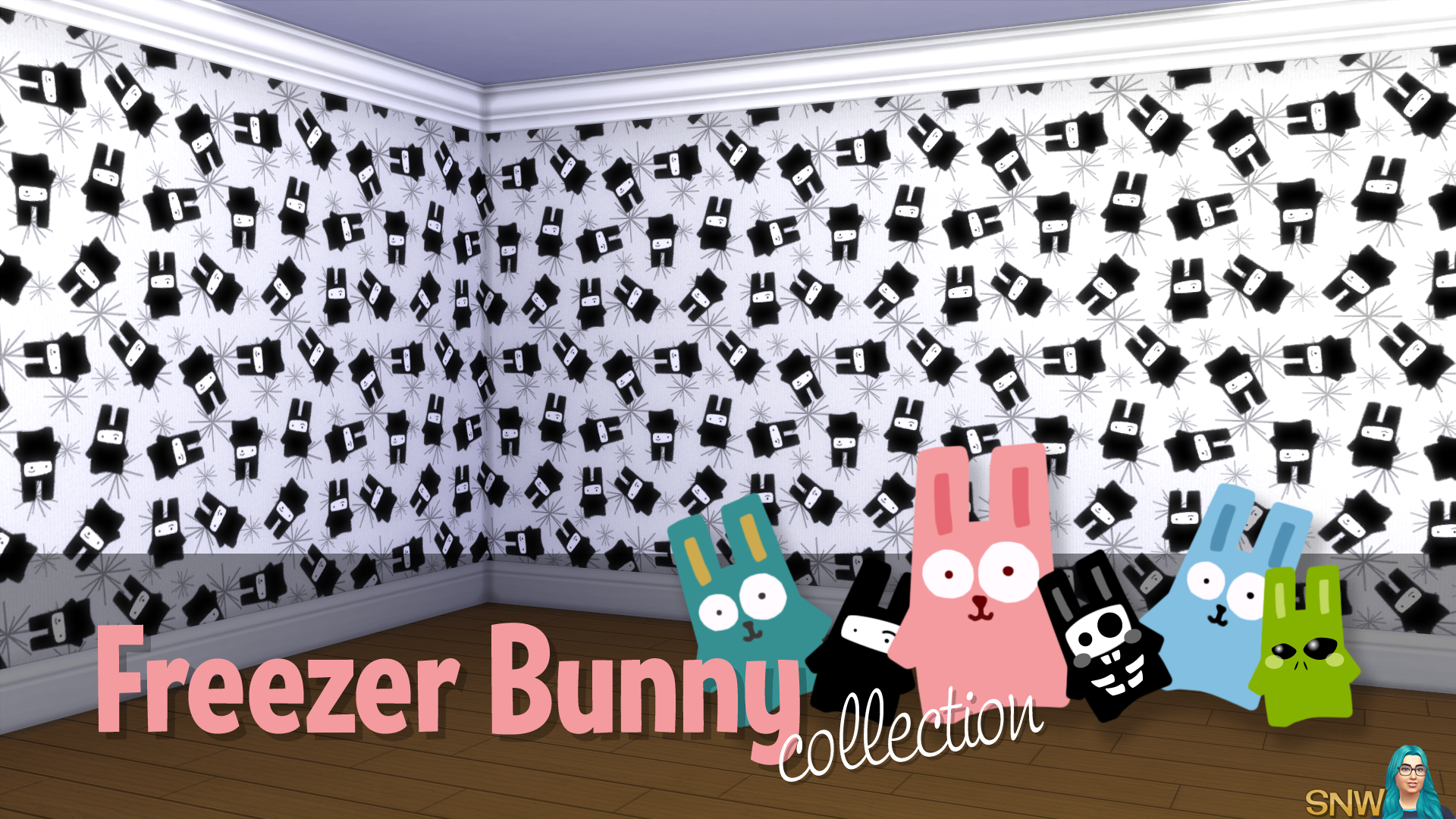 Freezer Bunny Collection: Big Bunnies/Starburst Wallpapers