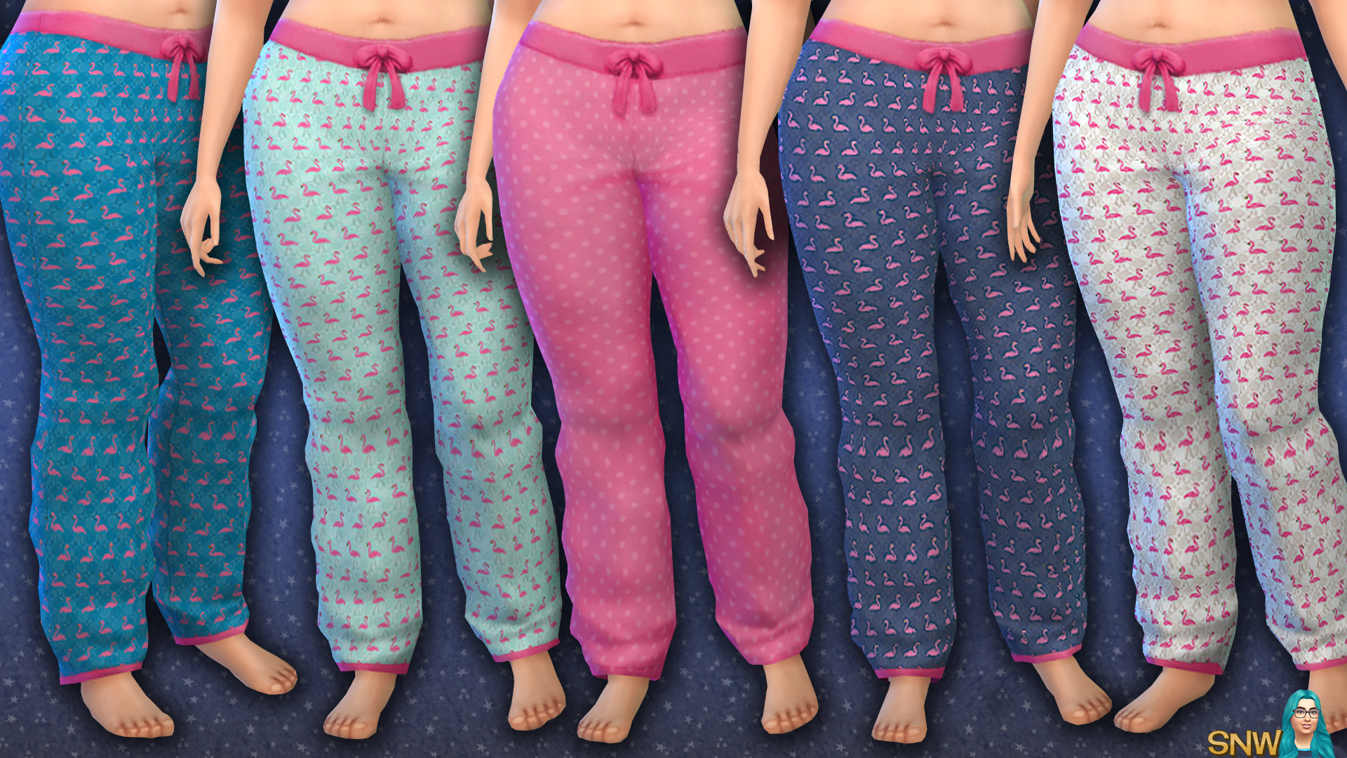 Maternity Flamingo Pants