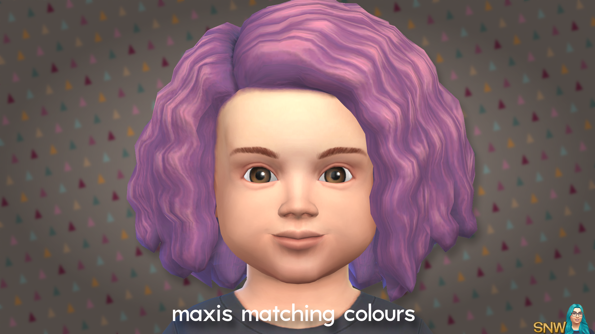 Maxis Matching Twist-out Hairdo for Toddlers