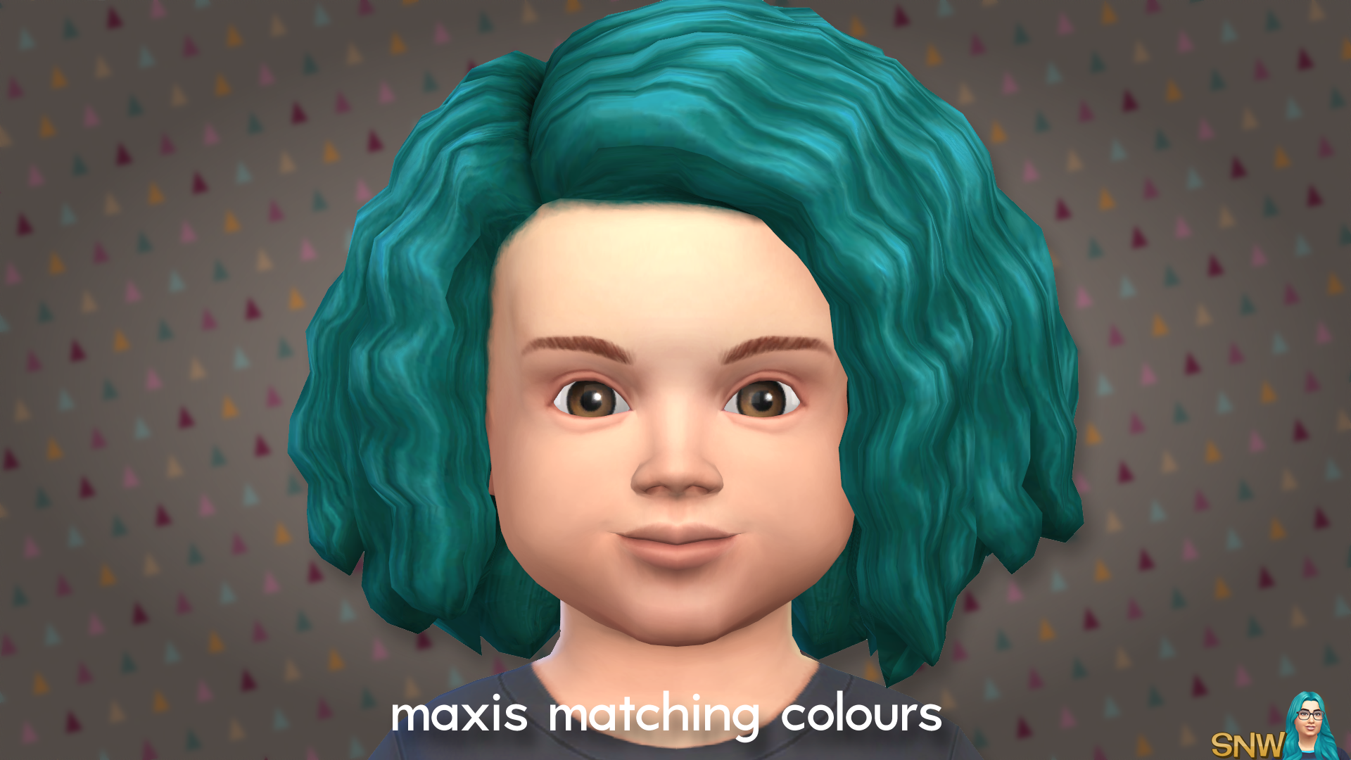 Maxis Matching Twist-out Hairdo for Toddlers