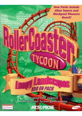 Rollercoaster Tycoon: Loopy Landscapes Box Art Packshot