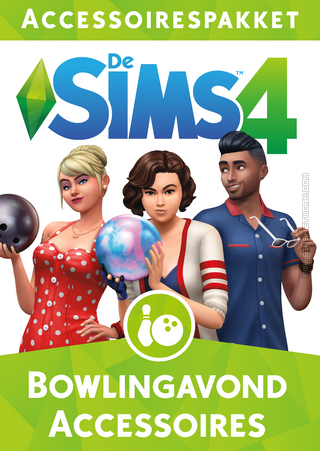 De Sims 4: Bowlingavond Accessoires packshot box art