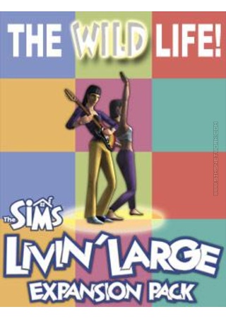 The Sims: Livin&#039; Large for Mac box art packshot