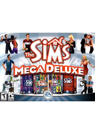 The Sims: Mega Deluxe box art packshot