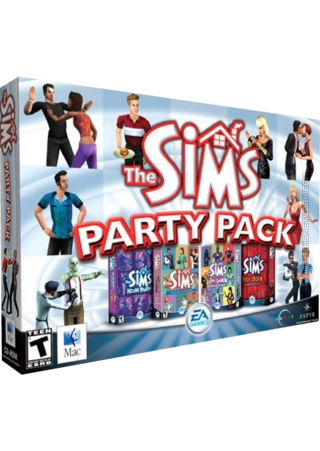 The Sims: Party Pack for Mac box art packshot US