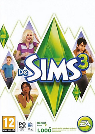 De Sims 3 box art packshot