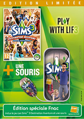 Les Sims 3: Destination Aventure + Souris (Edition Limitée) packshot box art