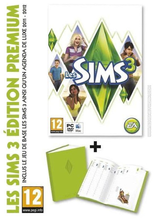 Les Sims 3 + Agenda Deluxe (Edition Premium) packshot box art