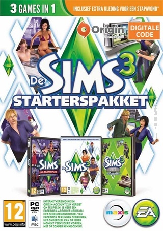 De Sims 3: Starterspakket packshot box art