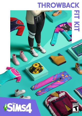 The Sims 4: Throwback Fit Kit packshot box art