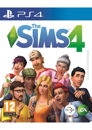 The Sims 4 on PS4 box art packshot