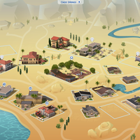 The Sims 4: Oasis Springs world