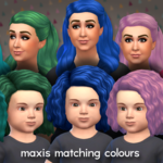 Maxis Matching Twist-out Hairdo for Toddlers