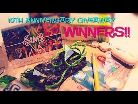 10th Anniversary Giveaway Winners!