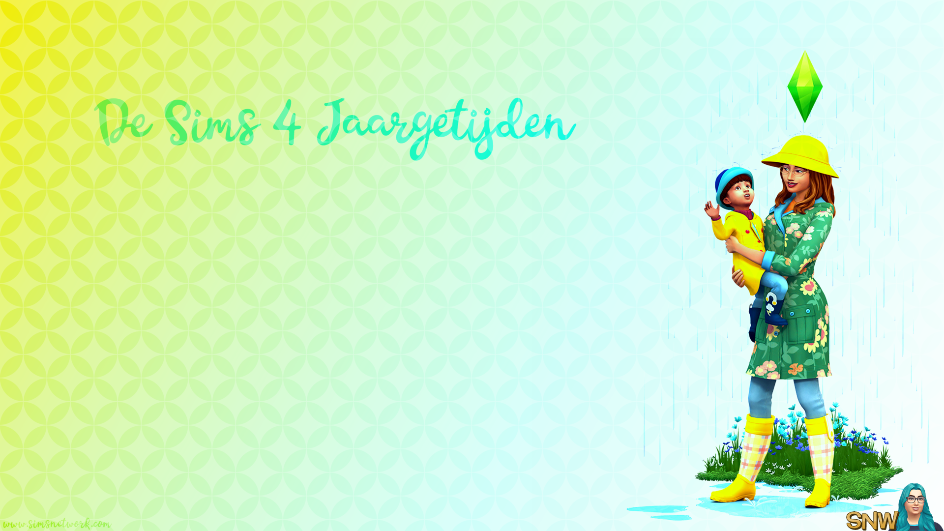 De Sims 4: Jaargetijden wallpaper