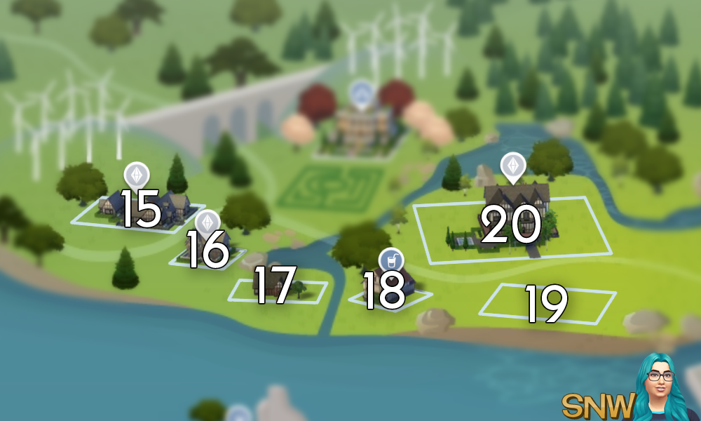 The Sims 4: Windenburg world neighbourhood #4