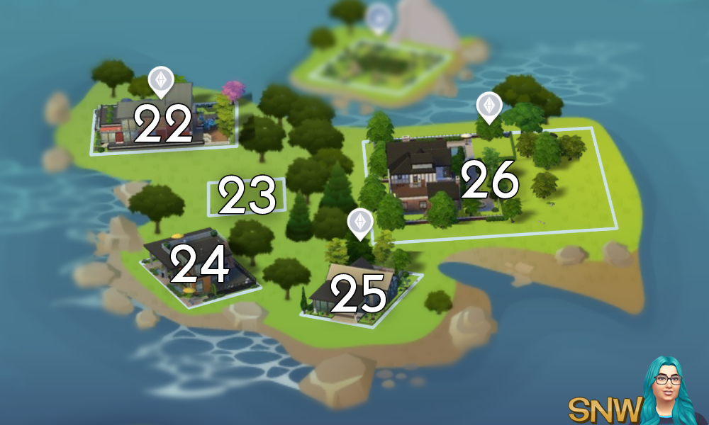 The Sims 4: Windenburg world neighbourhood #6